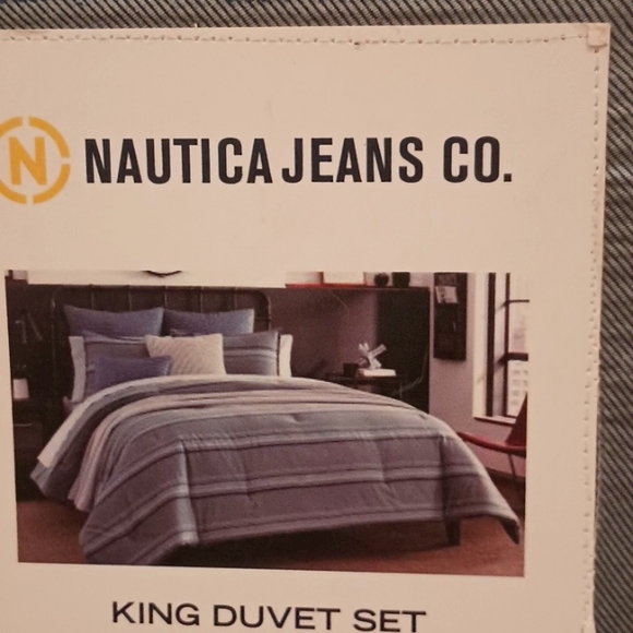 Nautical jeans co King duvet